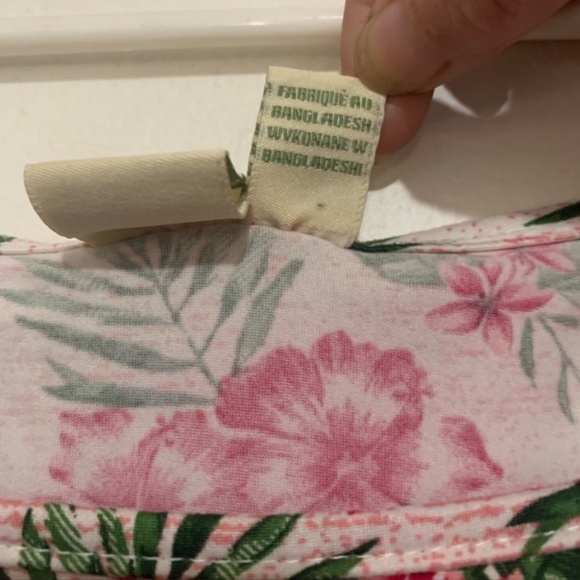 4/$20 Lucy & Laurel Anthro tropical print tank - Picture 5 of 8